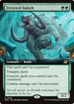 Extended Art FRENZIED BALOTH mtg NM-M Edge of Eternities 1 Rare - Image 1