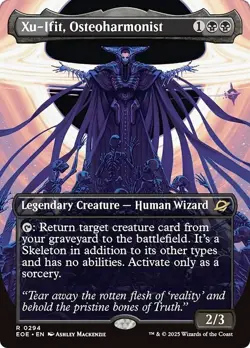FOIL Borderless XU-IFIT, OSTEOHARMONIST mtg LP Edge of Eternities 1 Rare - Image 1