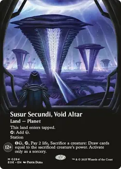FOIL Borderless SUSUR SECUNDI, VOID ALTAR mtg LP Edge of Eternities 1 Mythic - Image 1