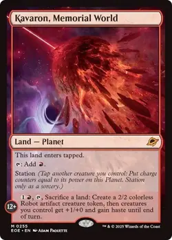 KAVARON, MEMORIAL WORLD mtg NM-M Edge of Eternities 1 Mythic - Image 1