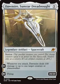 DAWNSIRE, SUNSTAR DREADNOUGHT mtg NM-M Edge of Eternities 1 Mythic - Image 1