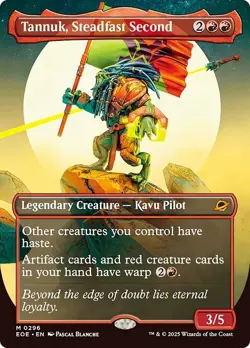 Borderless TANNUK, STEADFAST SECOND mtg NM-M Edge of Eternities 1 Mythic - Image 1