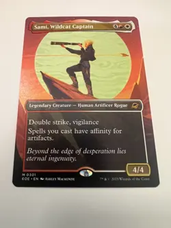 Borderless SAMI, WILDCAT CAPTAIN mtg NM-M Edge of Eternities 1 Mythic - Image 1