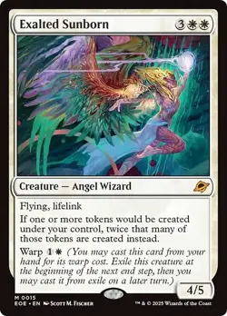 EXALTED SUNBORN mtg NM-M Edge of Eternities 1 Mythic - Image 1