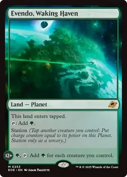 EVENDO, WAKING HAVEN mtg NM-M Edge of Eternities 1 Mythic - Image 1