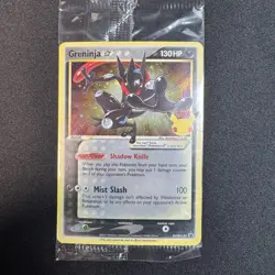 Greninja Gold Star SWSH144 - Celebrations ETB PROMO Pokemon Card Sealed - Image 1