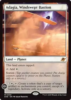 ADAGIA, WINDSWEPT BASTION mtg NM-M Edge of Eternities 1 Mythic - Image 1