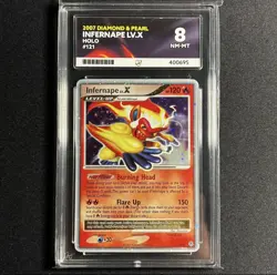 Pokemon TCG Infernape lv.x 121/130 Diamond & Pearl Base 2007 ACE 8 - Image 1