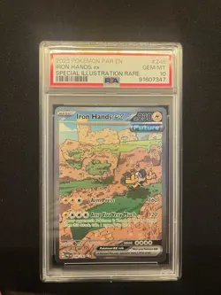 Pokemon Iron Hands 248/182 Paradox Rift PSA 10 GEM MINT - Image 1