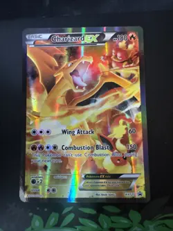 Pokemon TCG Charizard EX XY121 Full Art Holo Black Star Promo Super Rare - Image 1
