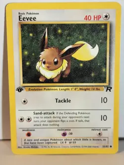 Eevee Team Rocket Set 1st Edition First 55 55/82 Pokemon Tcg 2000 - Image 1