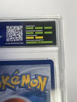 Slowpoke Shiny Rare #116/091 Pokemon TCG Paldean Fates ENGLISH Graded 9 Mint - Image 3
