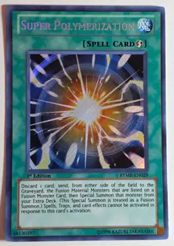 Yugioh Super Polymerization RYMP-EN029 Secret Rare 1st Edition - Image 1