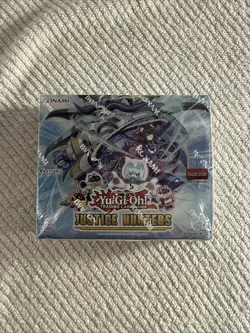 YuGiOh Justice Hunters Booster Display Box Sealed New (24 packs) - Image 1