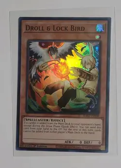 3x Droll & Lock Bird RA02-EN006 Yugioh Playset - Image 4