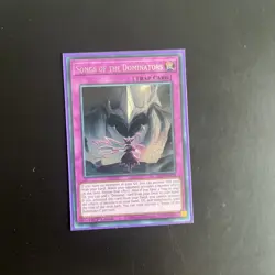 Yugioh - Songs Of The Dominators - Secret Rare - ALIN-EN078 - 1st edition - Image 1
