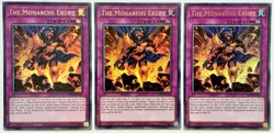 3 x GTFP-EN121 The Monarchs Erupt - Ultra Rare 1st Edition Near Mint YuGiOh - Image 1