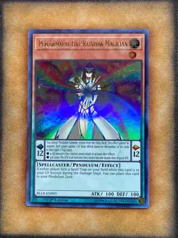 Yugioh Performapal Five-Rainbow Magician BLLR-EN005 Ultra Rare 1st Ed NM - Image 1