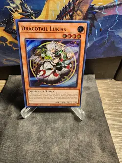 Dracotail Lukias, Ultra Rare, JUSH-EN001 Holo 1st Edition Yu-Gi-Oh! - Image 1