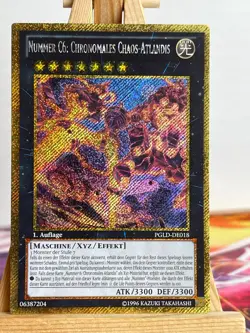 Nummer C6: Chronomales Chaos-Atlandis PGLD-DE018 Gold Rare Deutsch EX YUGIOH - Image 1