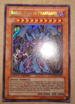Raviel, Lord of Phantasms CT03-EN003 Secret Rare Yugioh - Image 1