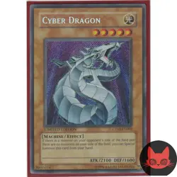 Yugioh Cyber Dragon CT03-EN002 Secret Rare NM - Image 1