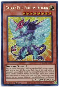 Battles of Legend: Monster Mayhem #BLMM-EN007 Galaxy-Eyes Photon Dragon - Image 1
