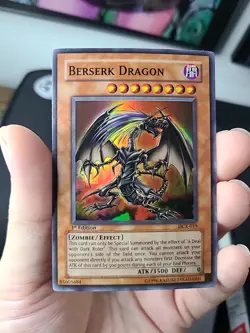 YUGIOH! BERSERK DRAGON 1st ED DCR-019 SUPER RARE NM / M - Image 1