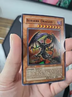 YUGIOH! BERSERK DRAGON 1st ED DCR-019 SUPER RARE NM / M - Image 2