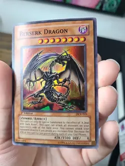 YUGIOH! BERSERK DRAGON 1st ED DCR-019 SUPER RARE NM / M - Image 3