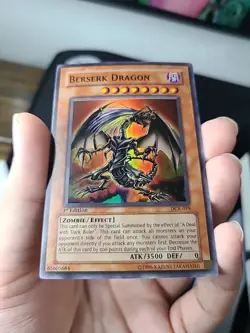 YUGIOH! BERSERK DRAGON 1st ED DCR-019 SUPER RARE NM / M - Image 4