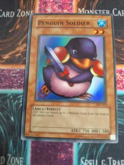 Yu-Gi-Oh! Penguin Soldier SDJ-022 Super Rare Unlimited Near Mint b2/ - Image 1