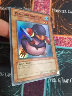 Yu-Gi-Oh! Penguin Soldier SDJ-022 Super Rare Unlimited Near Mint b2/ - Image 2
