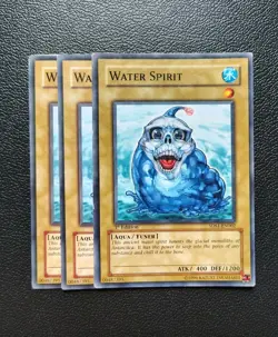 Yu-Gi-Oh - Water Spirit 3X - Full Playset - Image 1