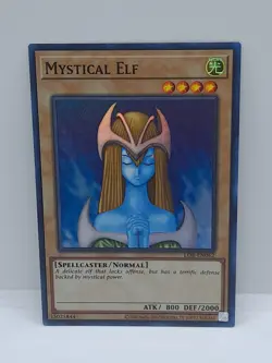 MYSTICAL ELF LOB-EN062 SUPER RARE 25TH ANNIVERSARY YuGiOh! - Image 1