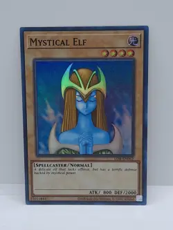 MYSTICAL ELF LOB-EN062 SUPER RARE 25TH ANNIVERSARY YuGiOh! - Image 2