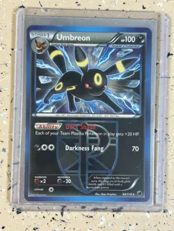 Umbreon 64/116 Plasma Freeze Non-Holo Rare Card - Image 2