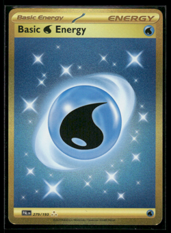 Pokemon Card - 279/193 - Paldea Evolved EN - Basic Water Energy - Hyper Rare - Image 1