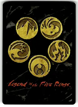 Legend of the Five Rings Four Winds Card Gold Edition - Bayushi Churai - Image 2