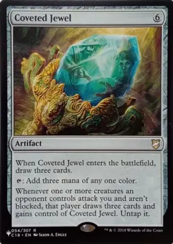 054/307 COVETED JEWEL RARE COMMANDER 2018 MTG CARD - Image 1