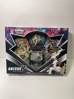Pokemon Arceus V Figure Collection Box Card Collection Factory Sealed 820650850165 - Image 1
