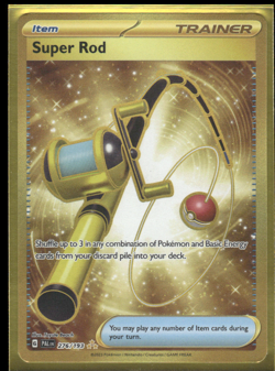 Pokemon Card - 276/193 - Paldea Evolved EN - Super Rod - Hyper Rare - Item - Image 1