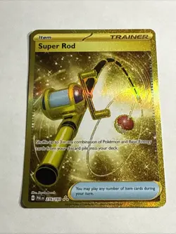 Pokemon Card - 276/193 - Paldea Evolved EN - Super Rod - Hyper Rare - Item - Image 1