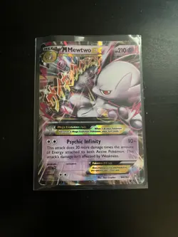 Mega Mewtwo EX 64/162 XY Breakthrough 2015 CARD IS BENT - Image 1