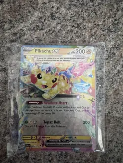 Pikachu ex 057/191 SV151 Full Art Ultra Rare NM Pokemon Card S&V Holo Rare Hit - Image 1