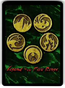 Legend of the Five Rings Four Winds Card Gold Edition - Remorseful Seppuku - Image 2