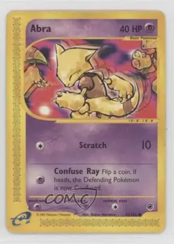 Abra Pokemon e-Card Series Expedition #93 2002 1d14 - Image 1