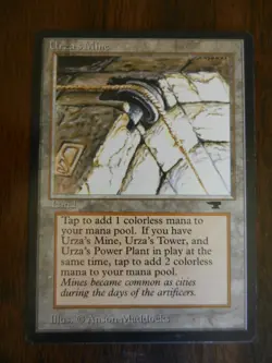 MTG - Urza's Mine (Pulley Embedded) - Antiquities - Light Play - English - Image 1