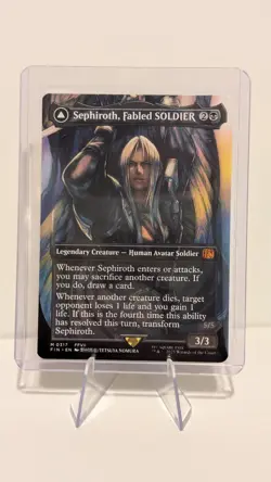 MTG Final Fantasy Sephiroth Fabled Soldier Mythic 0317 - Image 1