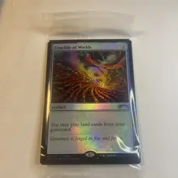 MTG Magic Foil Crucible of Worlds Promo World Championship 2020 SEALED NEW - Image 1